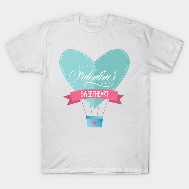 Happy Valentine's Day T-Shirt by JevLavigne